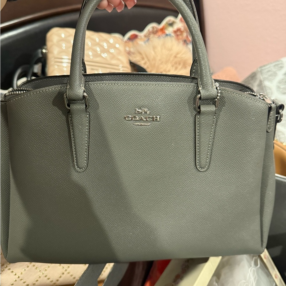 Coach Elegant Gray Satchel